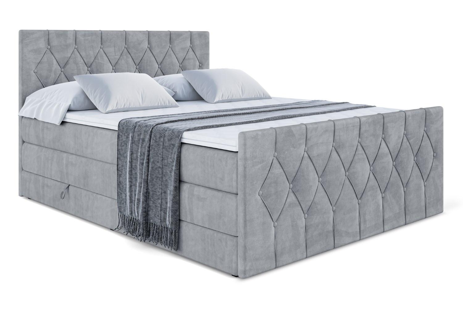 wohnli-moebel-suche-800001692943 Wohnli Möbelsuche - BOXSPRINGBETT VELANTO-Z KING - 180 x 200 - H3/H4 - Grau