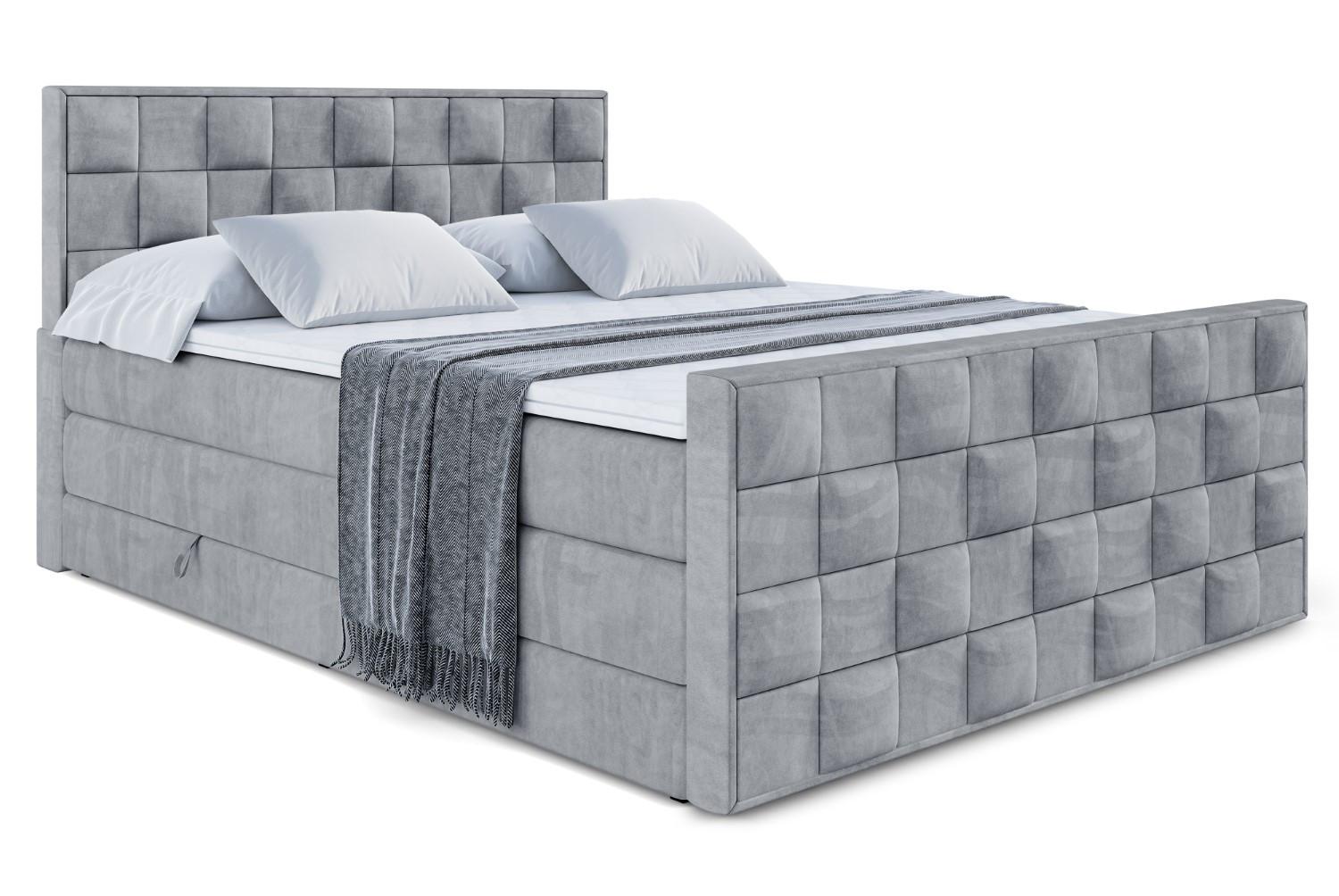 wohnli-moebel-suche-800001693055 Wohnli Möbelsuche - BOXSPRINGBETT ZAFIRA KING - 160 x 200 - H3/H4 - Grau