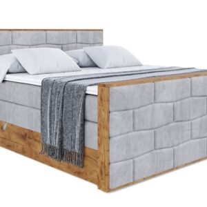 wohnli-moebel-suche-800001699243 Wohnli Möbelsuche - BOXSPRINGBETT mit Matratze H3|H4 und Lattenrost - LOLLI8-Z KING-120x200 - Grau Monolith