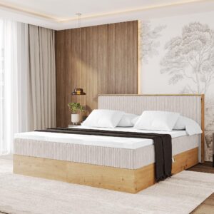 wohnli-moebel-suche-800001699362-1 BOXBETT LOLLI9 - 120x200 - H3 Creme Holzwerkstoff ALTDECOR Möbel > Betten > Boxspringbetten Weiß