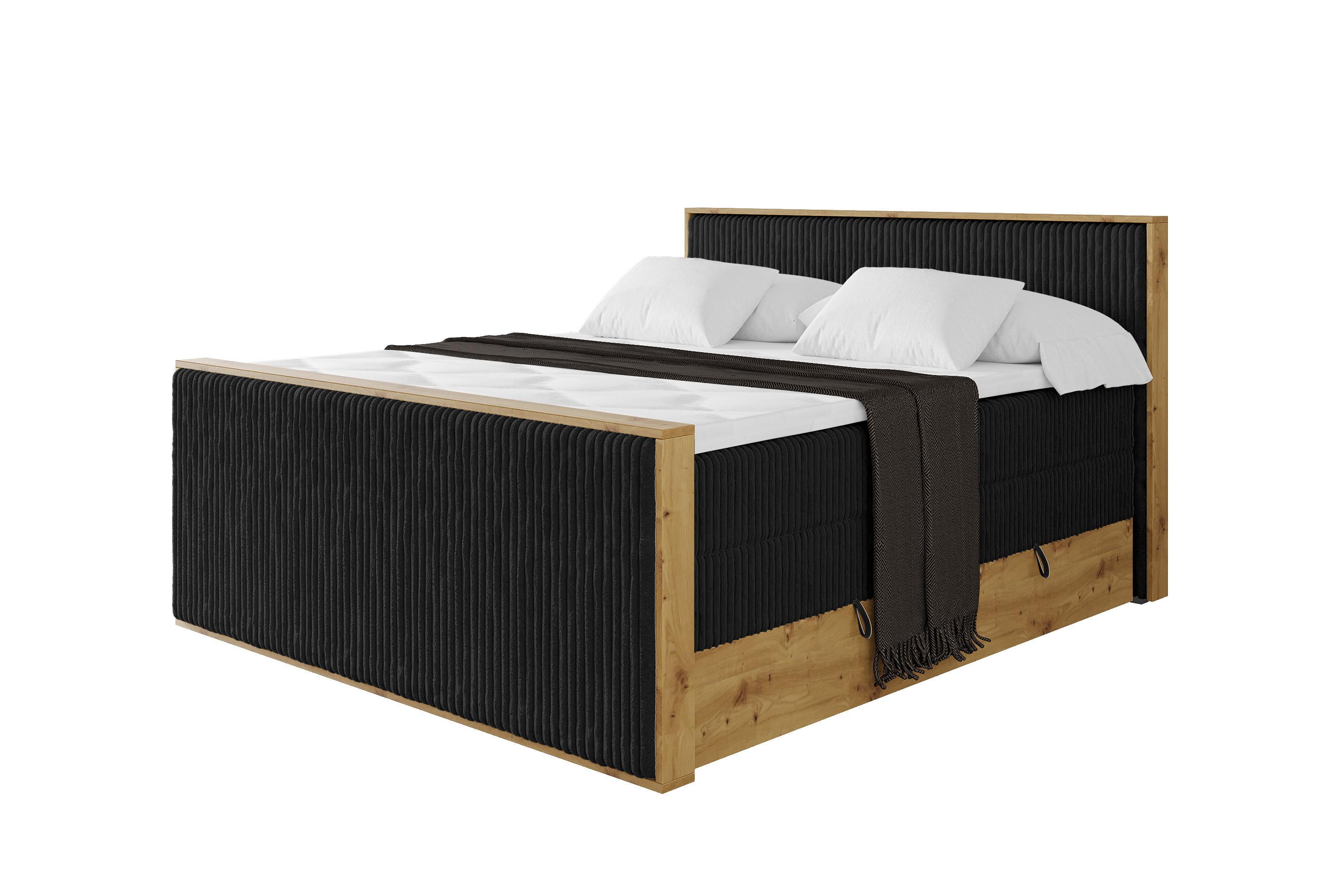 wohnli-moebel-suche-800001699472 Wohnli Möbelsuche - BOXSPRINGBETT LOLLI9 -Z-KING 180x200 - H3/H4 Schwarz