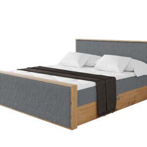 Wohnli Möbelsuche - BOXBETT LOLLI9 -Z 180x200 - H4 Dunkelgrau