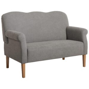 DININGSOFA Karin Flachgewebe hellgrau Kunststoff 58aufmkessel Möbel > Sofas & Couches > Sofas Grau