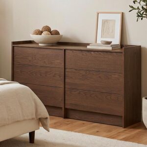 wohnli-moebel-suche-800001703635-1 KOMMODE Japandi Dunkles Holz Holzwerkstoff Petits-meubles Möbel > Kommoden & Schubladenschränke > Kommoden Braun