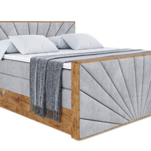 wohnli-moebel-suche-800001709074 Wohnli Möbelsuche - BOXSPRINGBETT mit Matratze H3|H4 und Lattenrost - LOLLI6-Z KING-200x200 - Grau Monolith