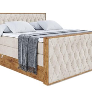 wohnli-moebel-suche-800001709173 Wohnli Möbelsuche - BOXSPRINGBETT mit Matratze H3|H4 und Lattenrost - LOLLI5-Z KING-160x200 - Beige Casablanca