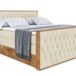 wohnli-moebel-suche-800001709179 Wohnli Möbelsuche - BOXSPRINGBETT mit Matratze H3|H4 und Lattenrost - LOLLI5-Z KING-180x200 - Beige Monolith