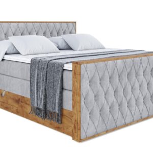 wohnli-moebel-suche-800001709191 Wohnli Möbelsuche - BOXSPRINGBETT mit Matratze H3|H4 und Lattenrost - LOLLI5-Z KING-120x200 - Grau Monolith