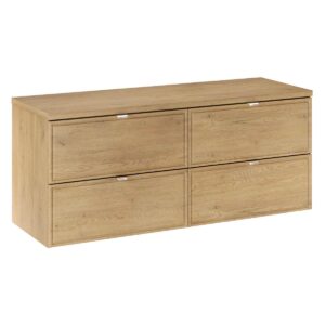 wohnli-moebel-suche-800001709202-1 DOPPELWASCHTISCH 120cm Elias Holz Holzwerkstoff Petits-meubles Möbel > Schränke > Badezimmerschränke > Waschtische Braun