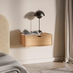 NACHTTISCH Nila Holz Holzwerkstoff Petits-meubles Möbel > Kommoden & Schubladenschränke > Nachttische Braun