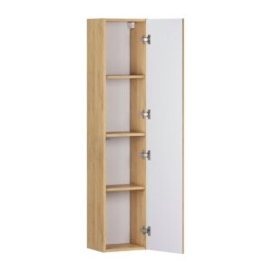 wohnli-moebel-suche-800001709264-1 HÄNGESÄULE Elias Holz Holzwerkstoff Petits-meubles Möbel > Schränke > Badezimmerschränke Braun