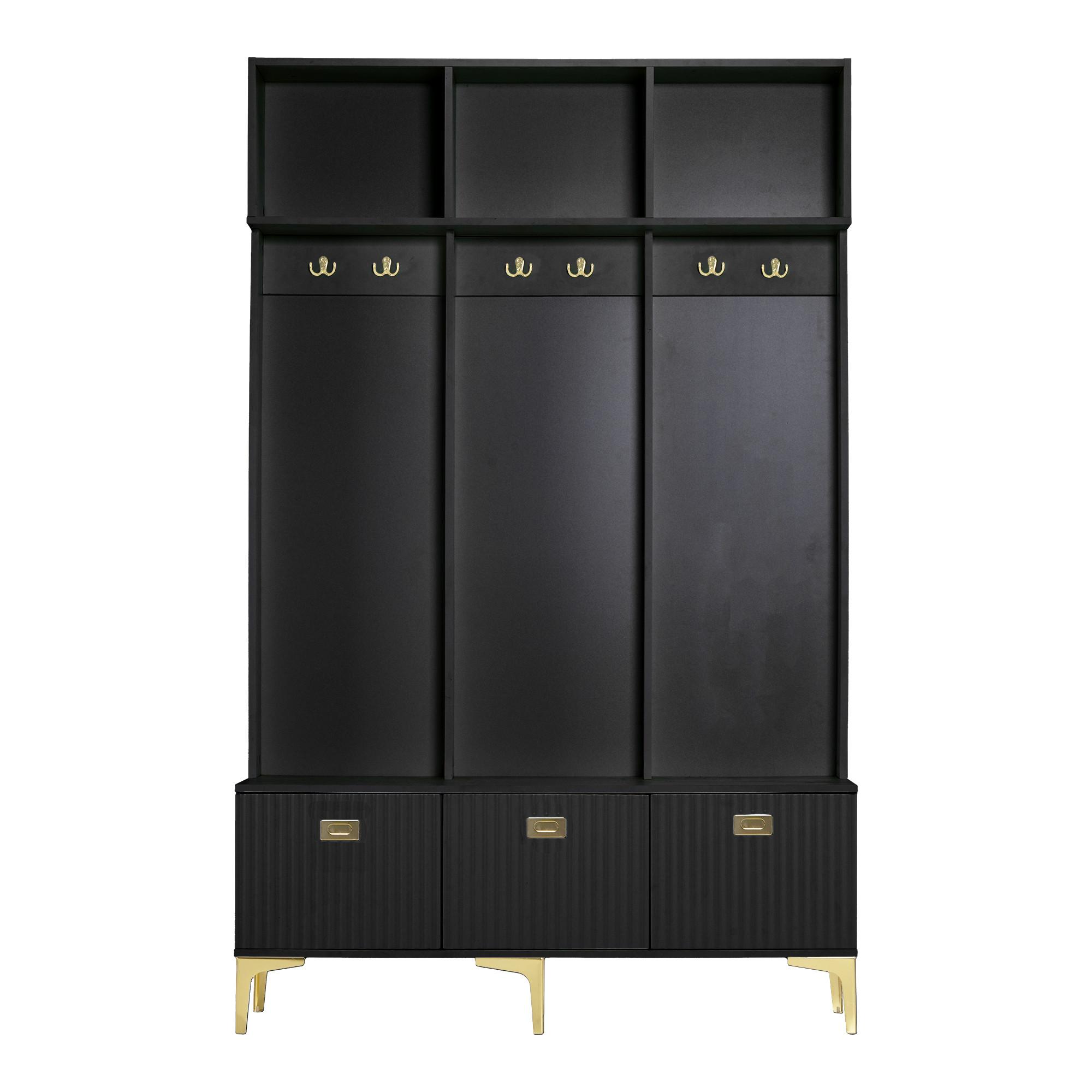 wohnli-moebel-suche-800001709849 Wohnli Möbelsuche - GARDEROBE in Schwarz und Gold