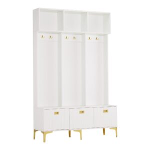 Wohnli Möbelsuche - GARDEROBE in Weiß und Gold