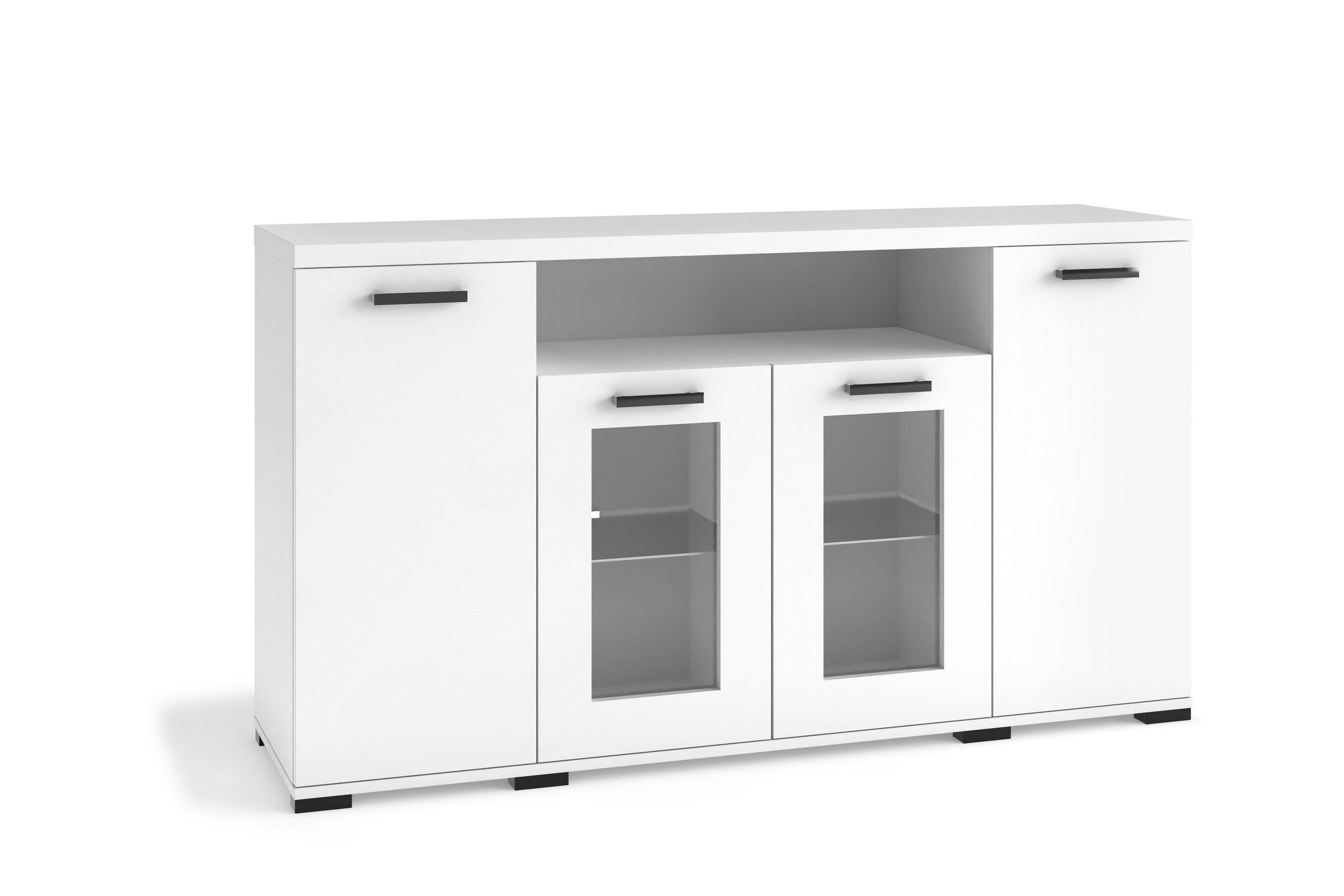Wohnli Möbelsuche - KOMMODE LIVORNO 160/85/40cm mit 4 Türen Weiß
