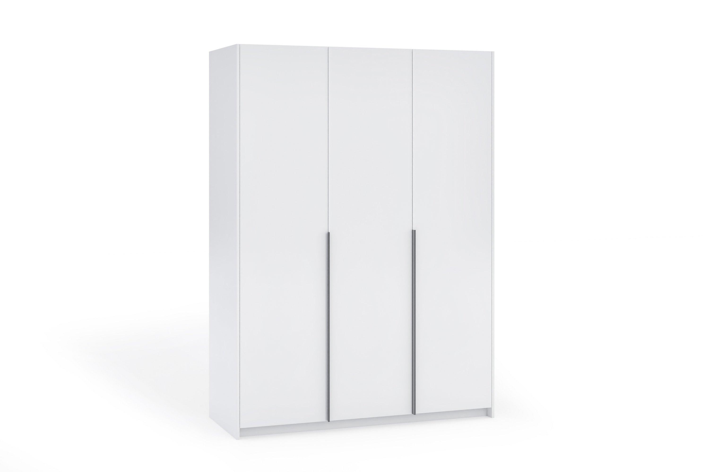 Wohnli Möbelsuche - DREHTÜRENSCHRANK AMARA 148/204/58cm 3-türig Weiß