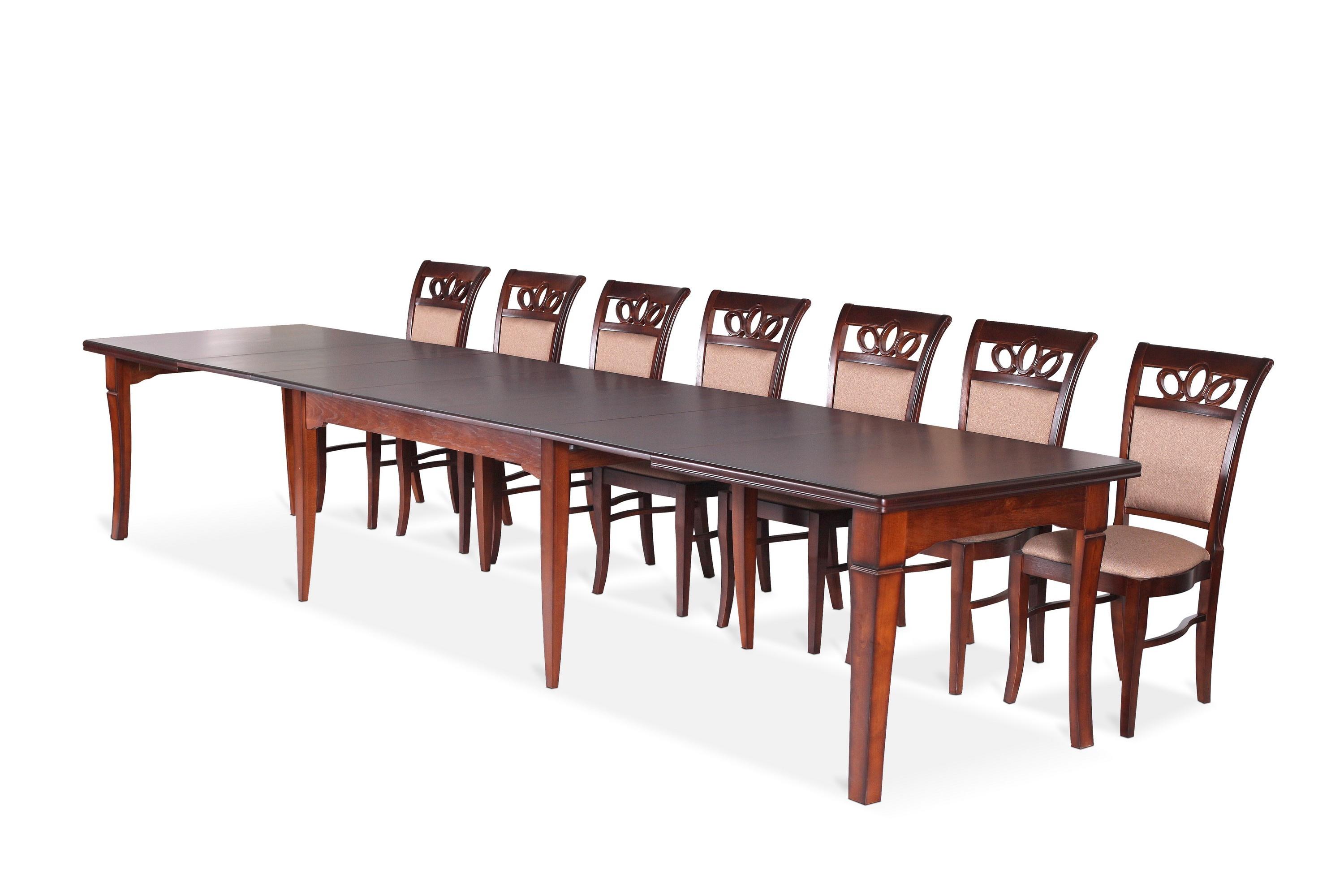 ESSTISCH GRANDE Ausziehbar 160 - 410 / 100 x 76 cm Holz MASSENO Möbel > Tische > Esstische Braun