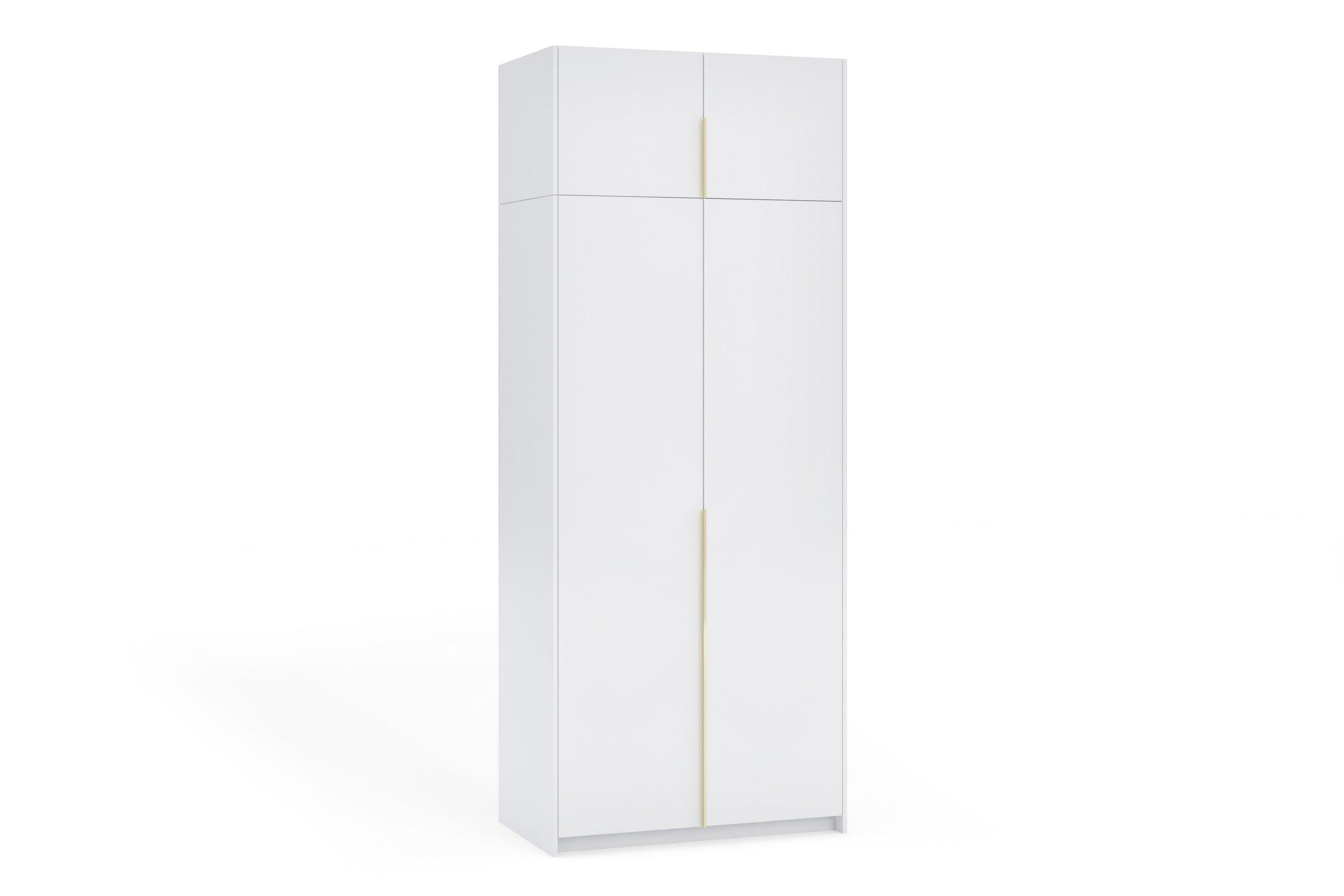 Wohnli Möbelsuche - DREHTÜRENSCHRANK AMARA 100/250/58cm 2-türig Weiß