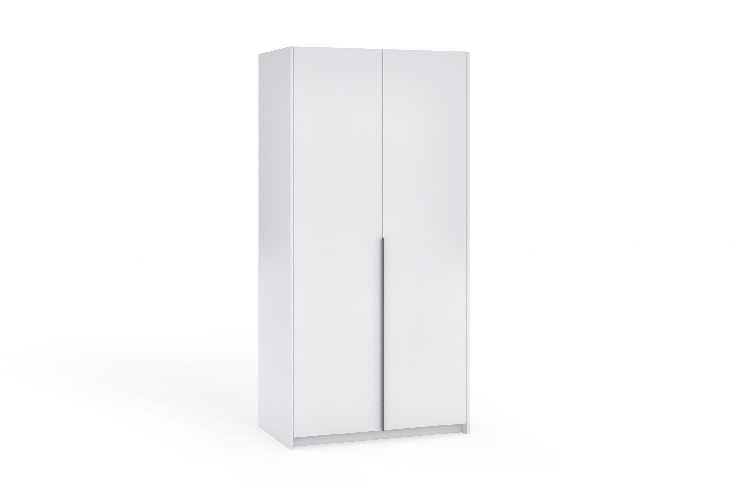 Wohnli Möbelsuche - DREHTÜRENSCHRANK AMARA 100/204/58cm 2-türig Weiß