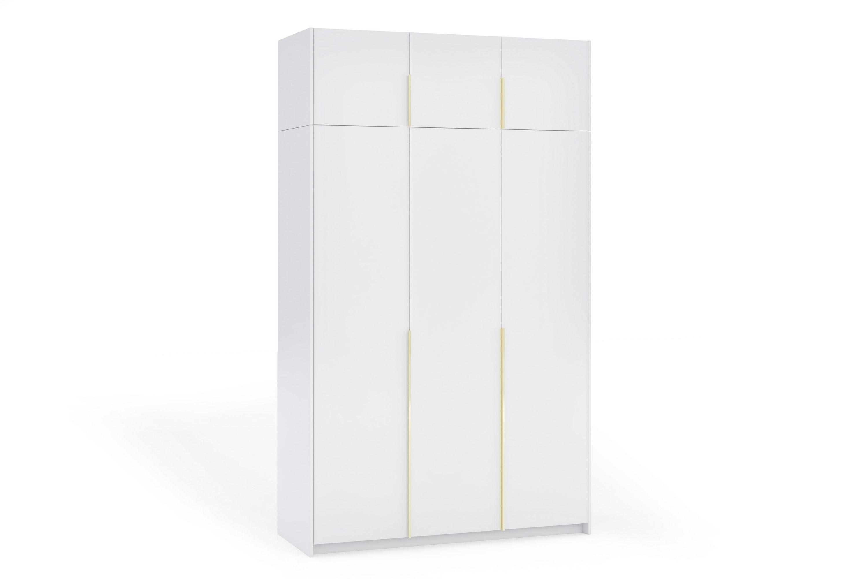 wohnli-moebel-suche-800001710588 Wohnli Möbelsuche - DREHTÜRENSCHRANK AMARA 148/250/58cm 3-türig Weiß