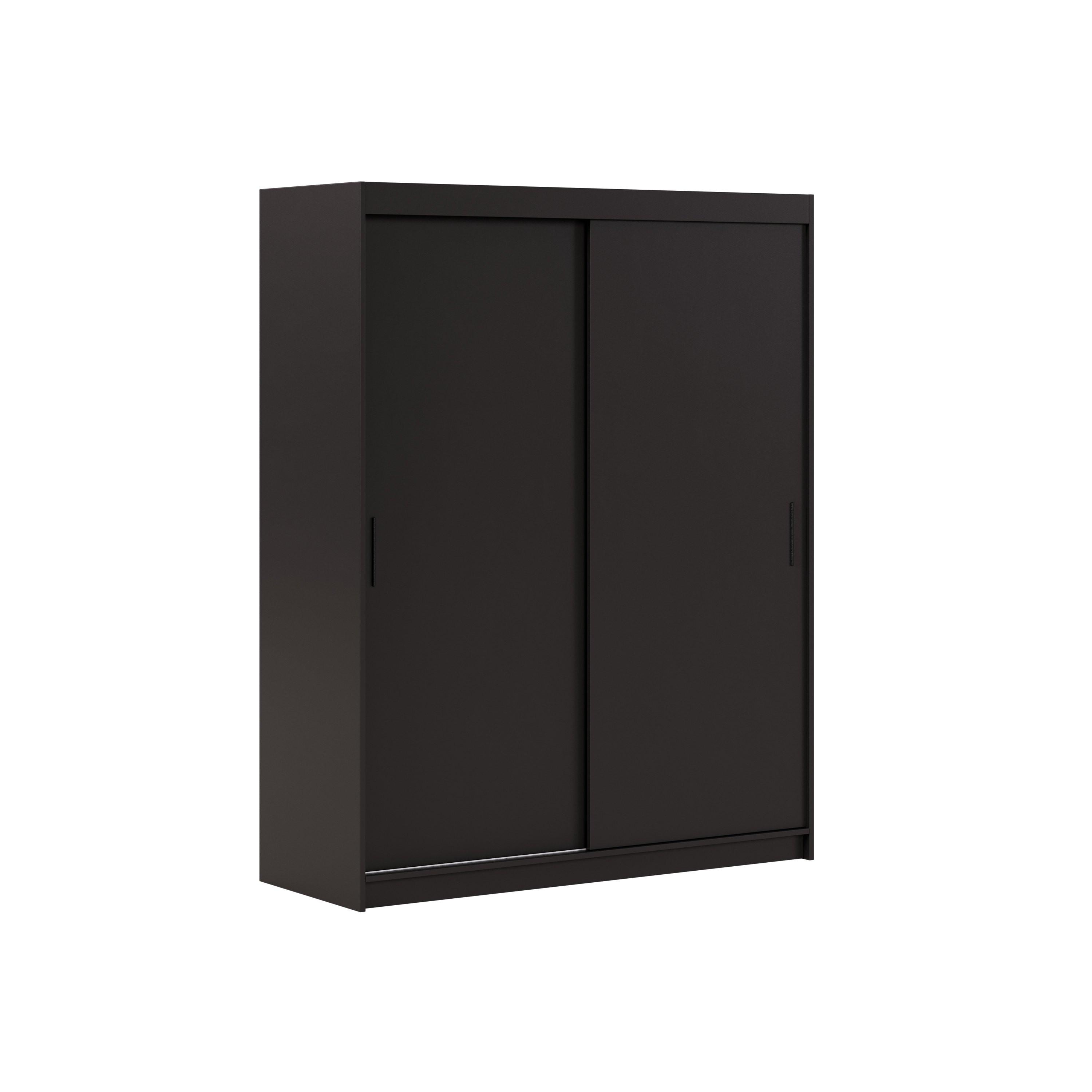 wohnli-moebel-suche-800001710589 Wohnli Möbelsuche - SCHWEBETÜRENSCHRANK TELA 100/205/60cm 2-türig Schwarz