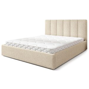 wohnli-moebel-suche-800001710642 Wohnli Möbelsuche - POLSTERBETT NEMIS 200x200 cm mit Bettkästen - Creme