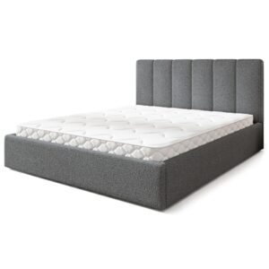 wohnli-moebel-suche-800001710686 Wohnli Möbelsuche - POLSTERBETT NEMIS 200x200 cm mit Bettkästen - Grau