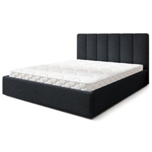 Wohnli Möbelsuche - POLSTERBETT NEMIS 120x200 cm mit Bettkästen - Schwarz