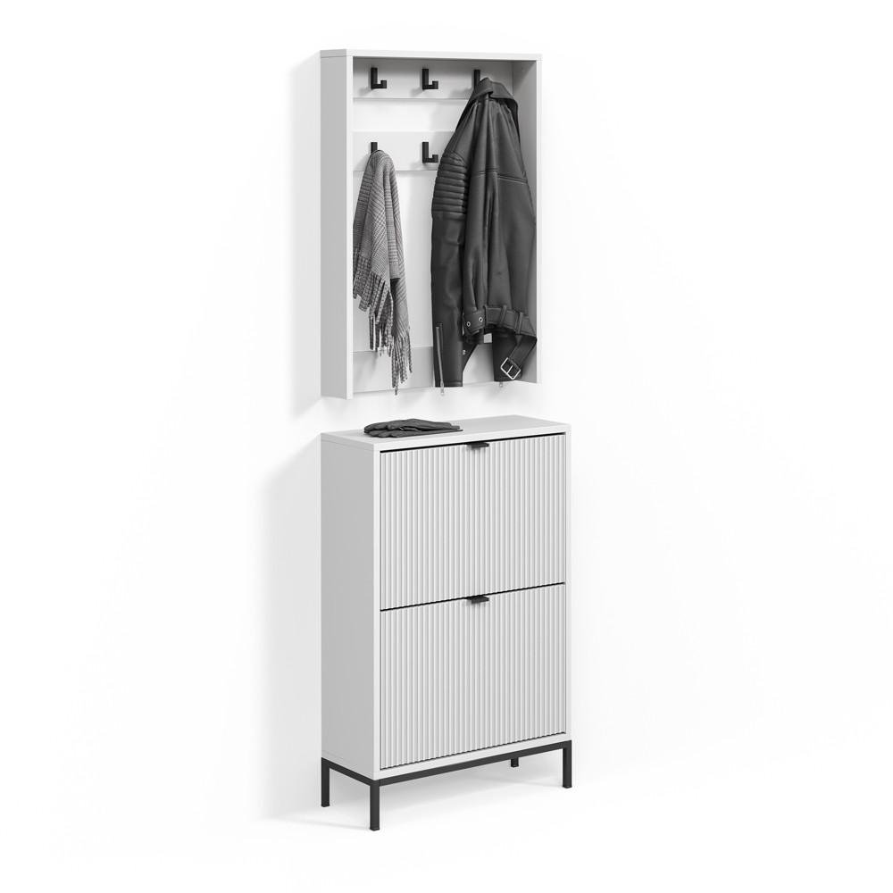 Wohnli Möbelsuche - GARDEROBE Aterno Weiß Set