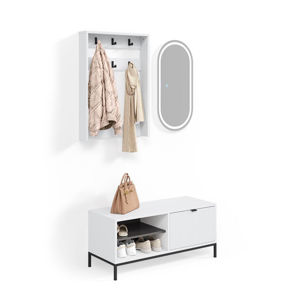 Wohnli Möbelsuche - GARDEROBE Aterno Weiß Set
