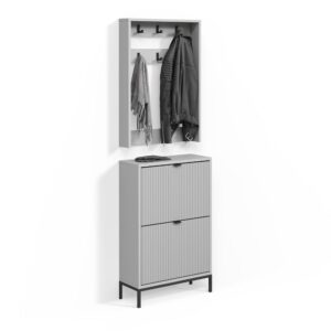 Wohnli Möbelsuche - GARDEROBE Aterno Grau Set