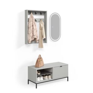 Wohnli Möbelsuche - GARDEROBE Aterno Grau Set