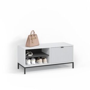 wohnli-moebel-suche-800001721605 Wohnli Möbelsuche - SCHUHSCHRANK Aterno Weiß 100 x 45 cm mit Klapptür