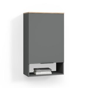 wohnli-moebel-suche-800001721894 Wohnli Möbelsuche - HÄNGESCHRANK Piave Anthrazit 60 x 100 cm mit Tür