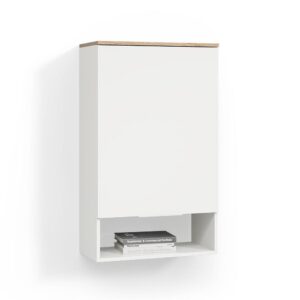 wohnli-moebel-suche-800001721898 Wohnli Möbelsuche - HÄNGESCHRANK Piave Weiß/Sonoma 60 x 100 cm mit Tür