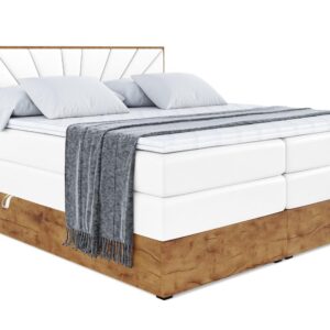 wohnli-moebel-suche-800001730080 Wohnli Möbelsuche - BOXSPRINGBETT mit Matratze H3|H4 und Lattenrost - LOLLI6 KING-140x200 - Weiß