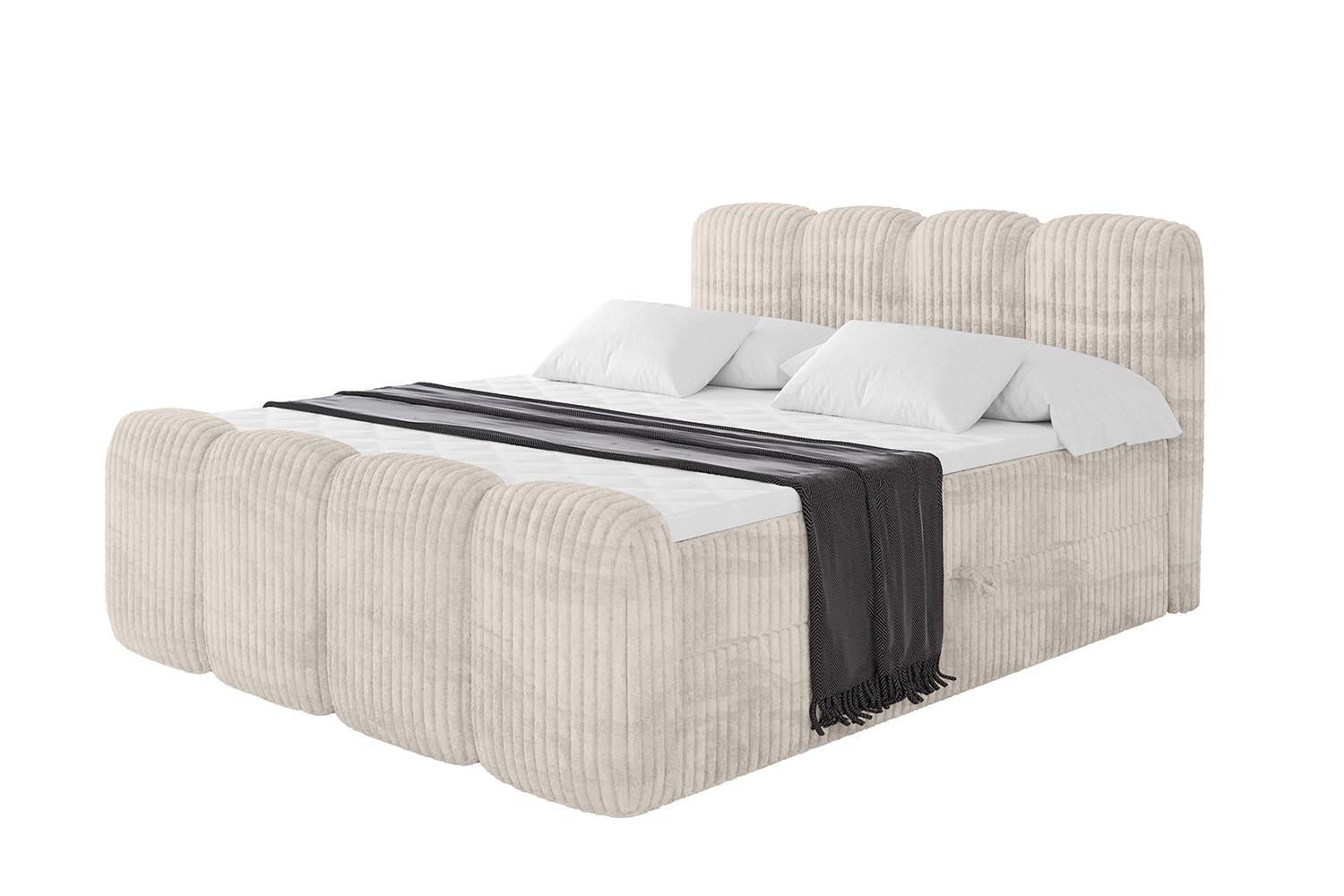 wohnli-moebel-suche-800001730143 Wohnli Möbelsuche - BOXBETT mit Matratze H4 und Lattenrost - NINA-Z - 180x200 cm - Creme