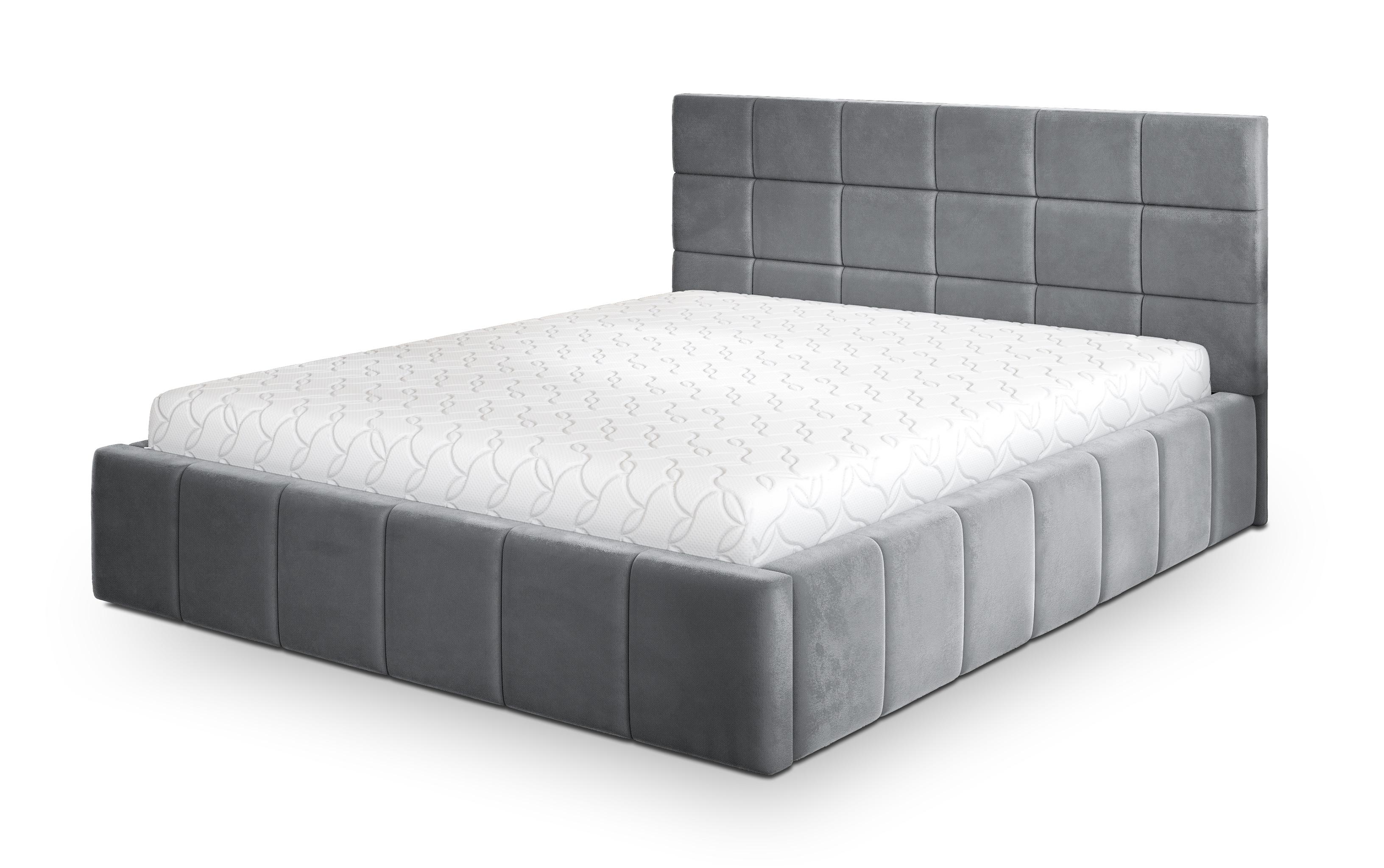 wohnli-moebel-suche-800001731326 Wohnli Möbelsuche - POLSTERBETT VERTO K 120x200 cm mit Bettkästen - Grau