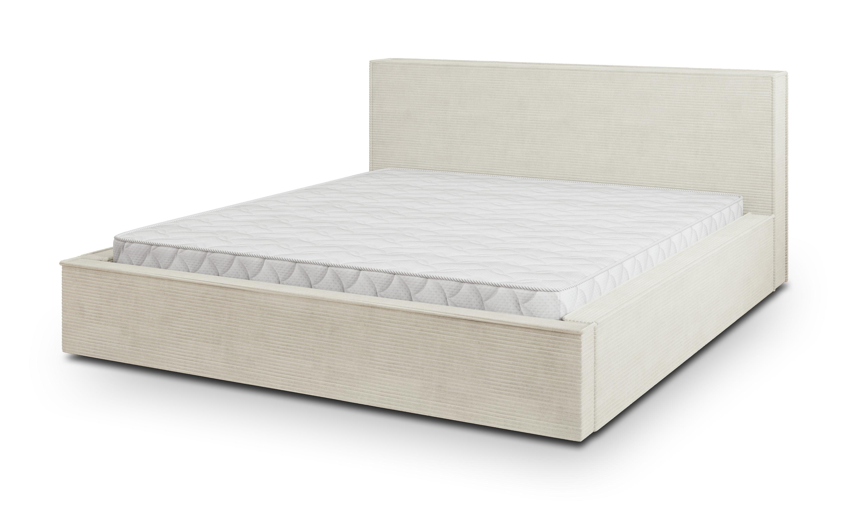 wohnli-moebel-suche-800001731536 Wohnli Möbelsuche - POLSTERBETT CELORA P 200x200 cm mit Bettkästen - Creme