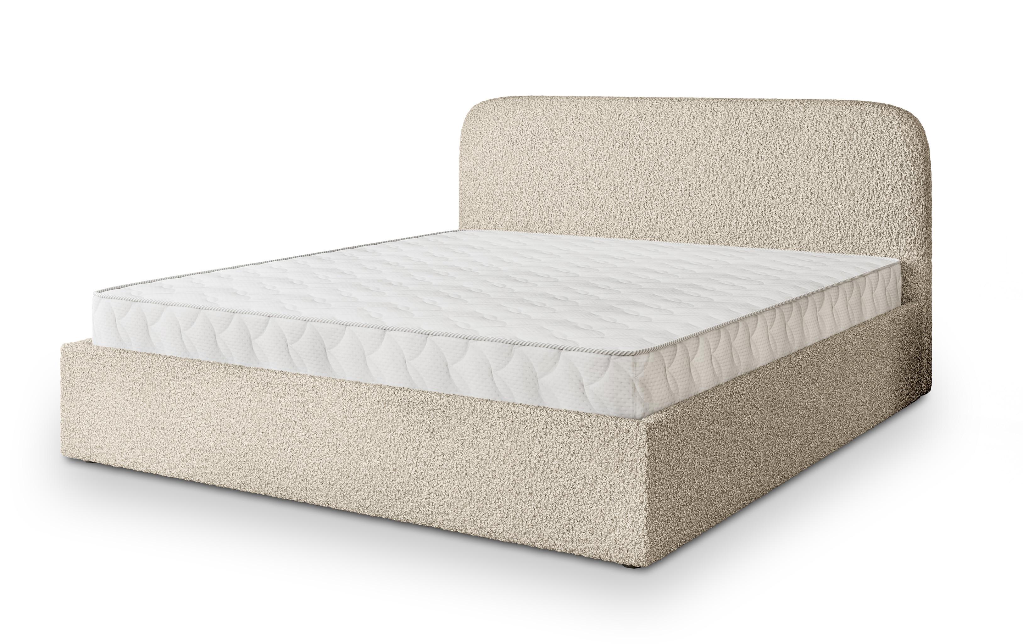 wohnli-moebel-suche-800001732307 Wohnli Möbelsuche - POLSTERBETT RENIVE Q 200x200 cm mit Bettkästen - Beige