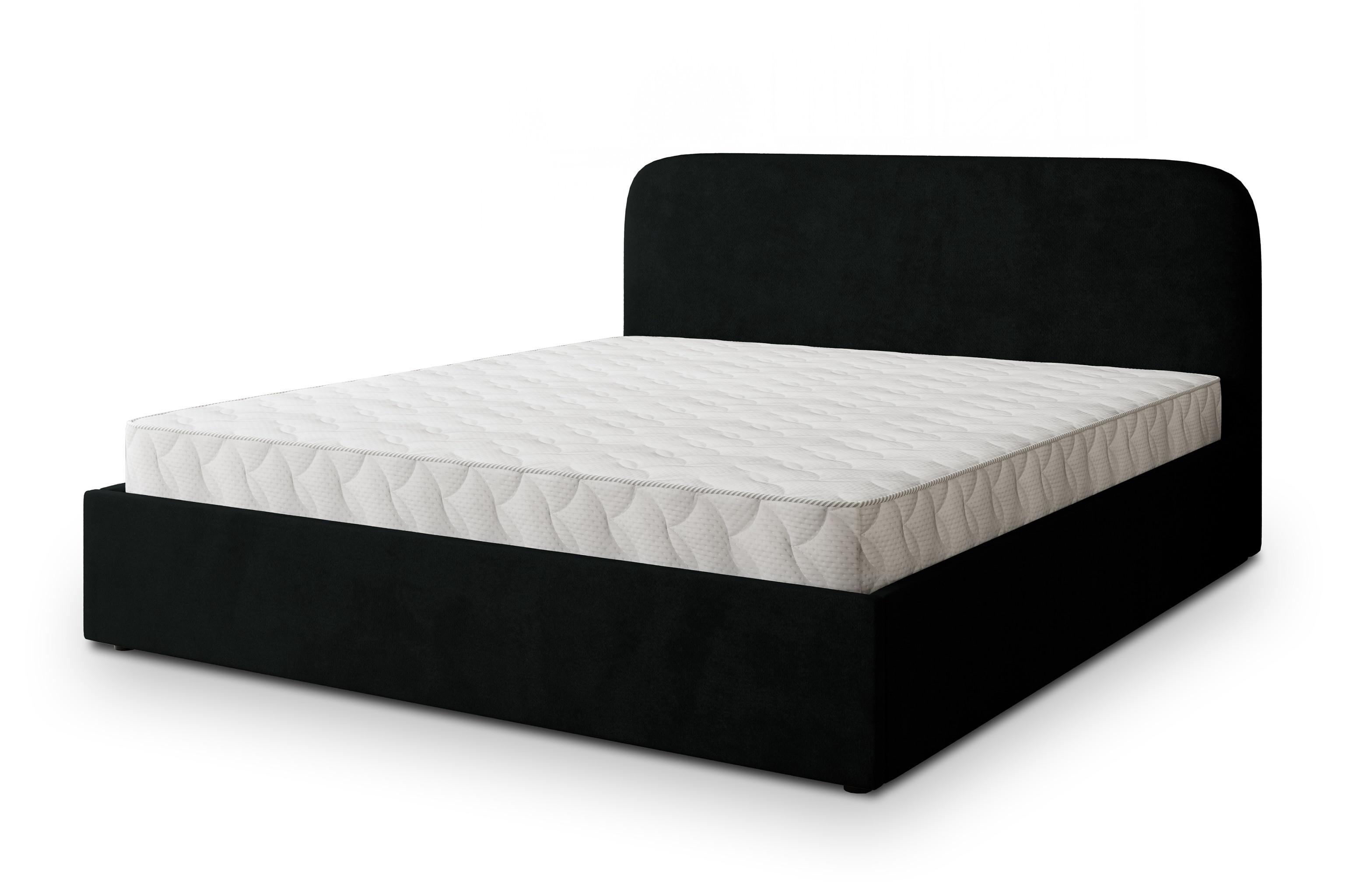 wohnli-moebel-suche-800001732309 Wohnli Möbelsuche - POLSTERBETT RENIVE K 200x200 cm mit Bettkästen - Schwarz