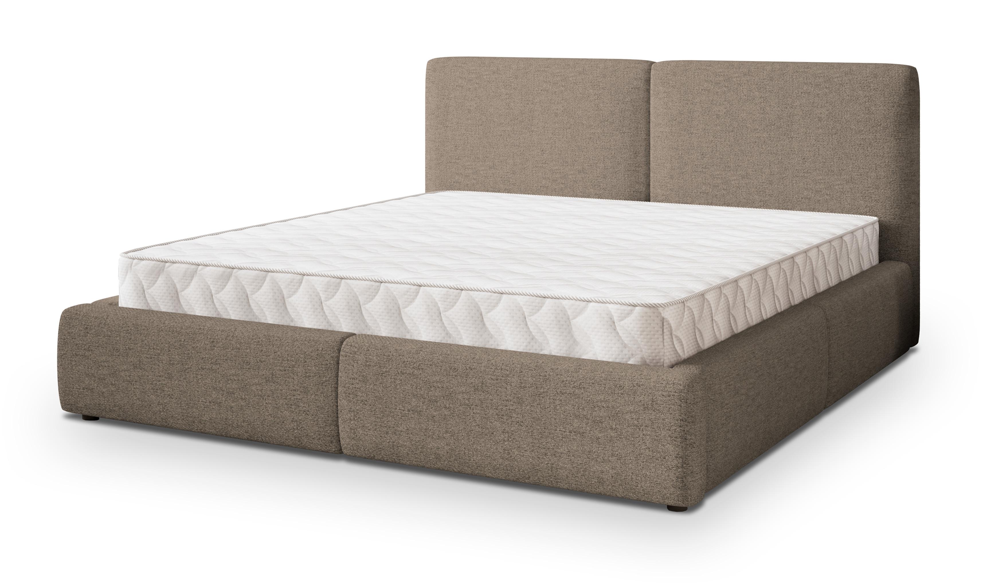 Wohnli Möbelsuche - POLSTERBETT FELURO NV 120x200 cm mit Bettkästen - Braun