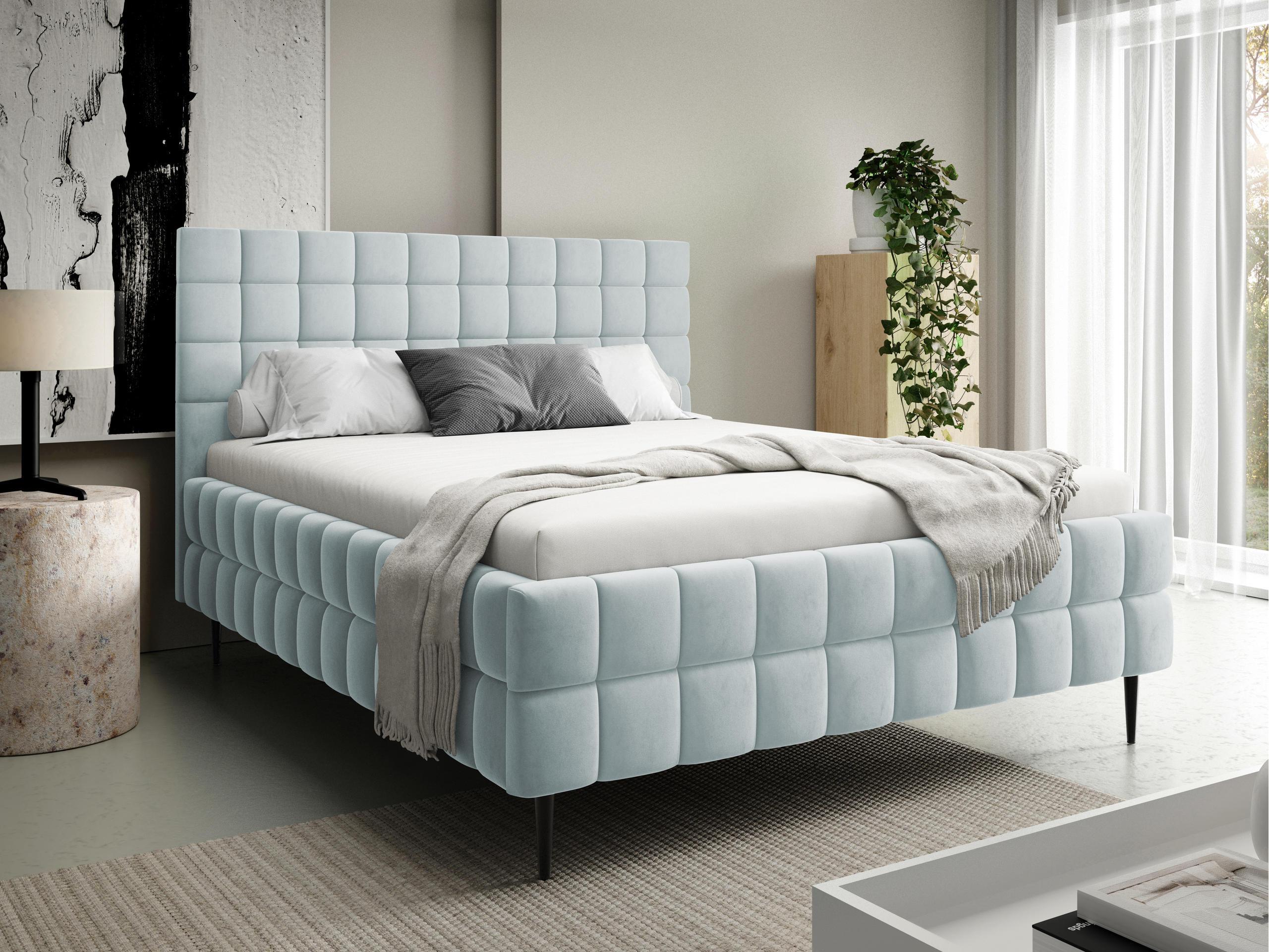 POLSTERBETT Ardea Leg Textil MIRJAN24 Möbel > Betten > Polsterbetten Grau