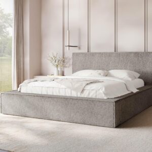 POLSTERBETT Glexi Textil MIRJAN24 Möbel > Betten > Polsterbetten Beige