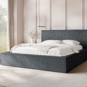 POLSTERBETT Glexi Textil MIRJAN24 Möbel > Betten > Polsterbetten Grau