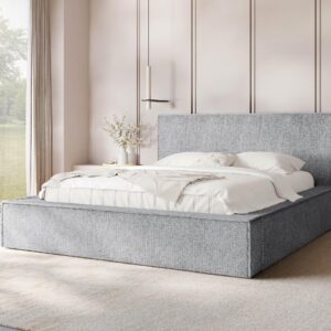 POLSTERBETT Glexi Textil MIRJAN24 Möbel > Betten > Polsterbetten Grau
