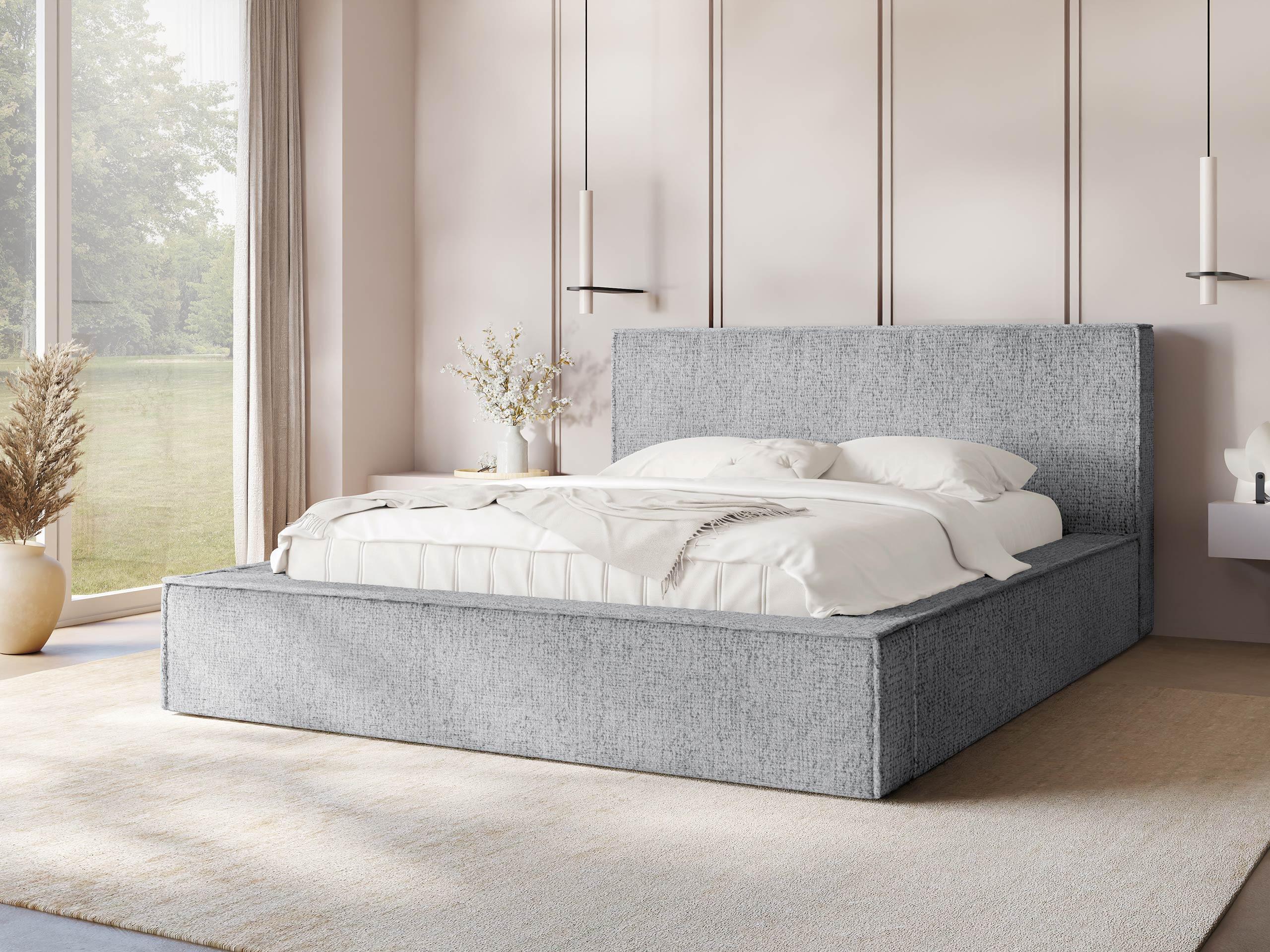 POLSTERBETT Glexi Textil MIRJAN24 Möbel > Betten > Polsterbetten Grau