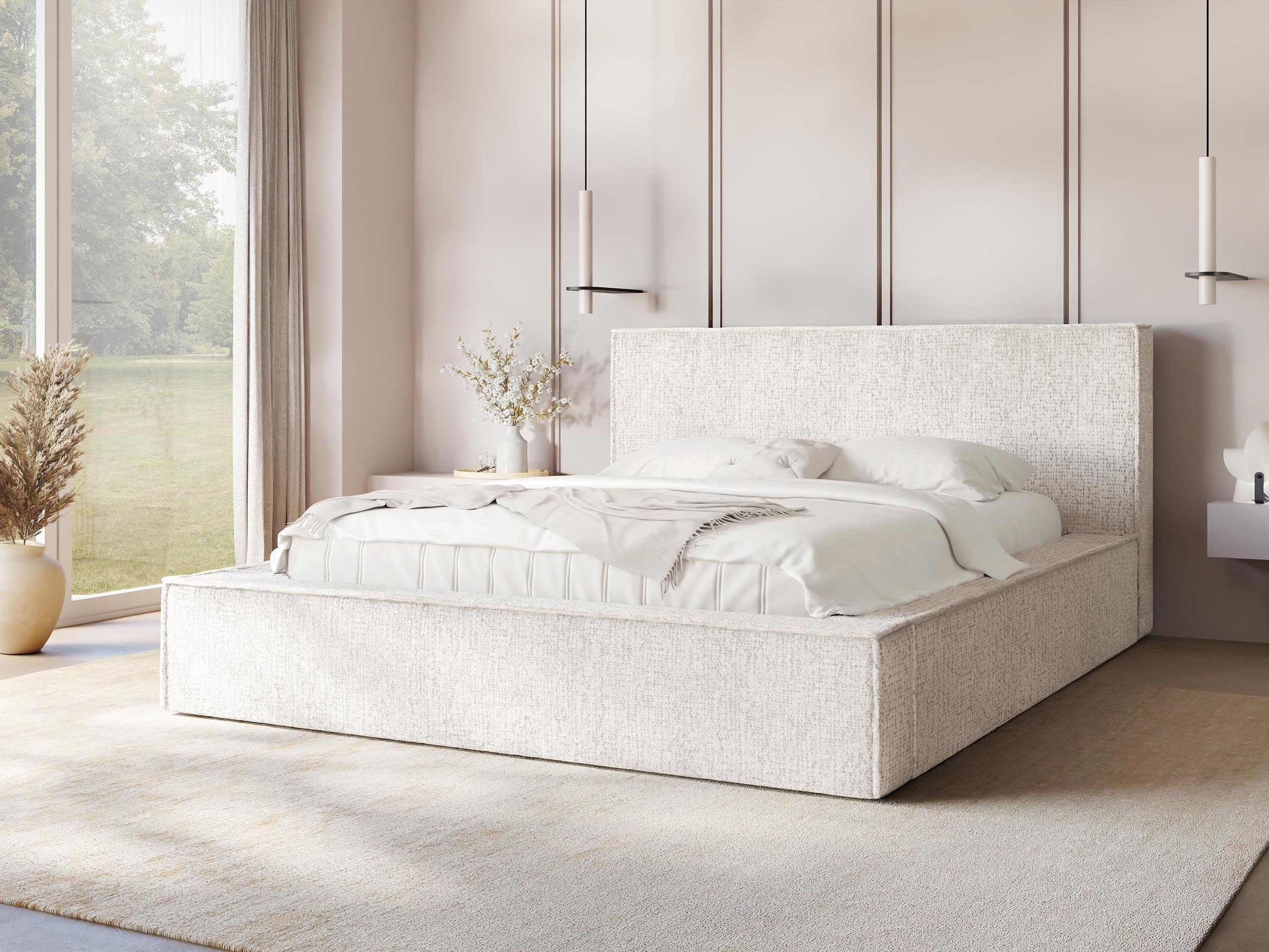 POLSTERBETT Glexi Textil MIRJAN24 Möbel > Betten > Polsterbetten Braun