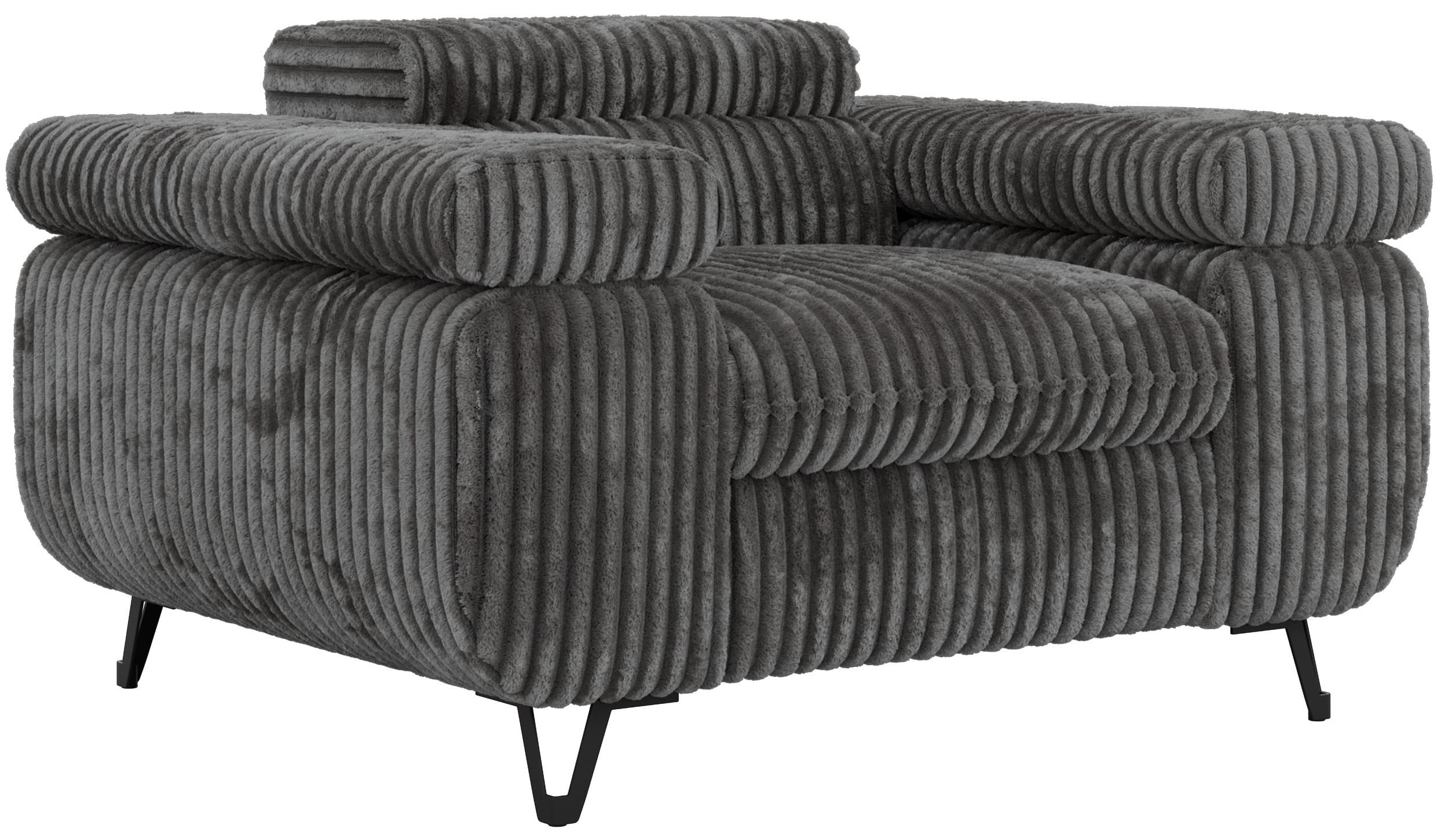 wohnli-moebel-suche-800001750488 Wohnli Möbelsuche - SESSEL PETER 1 - Grau Cord
