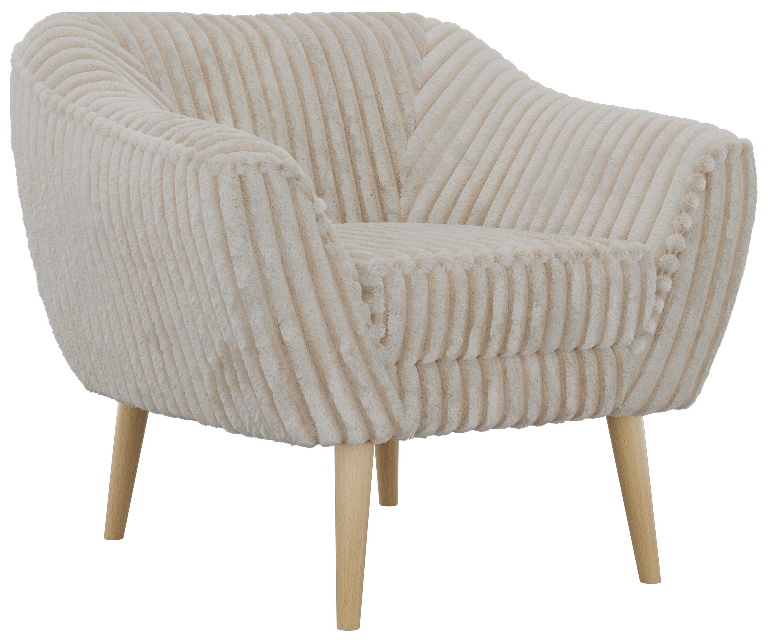 wohnli-moebel-suche-800001750496 Wohnli Möbelsuche - SESSEL PIRS - Beige Cord - Holzbeine