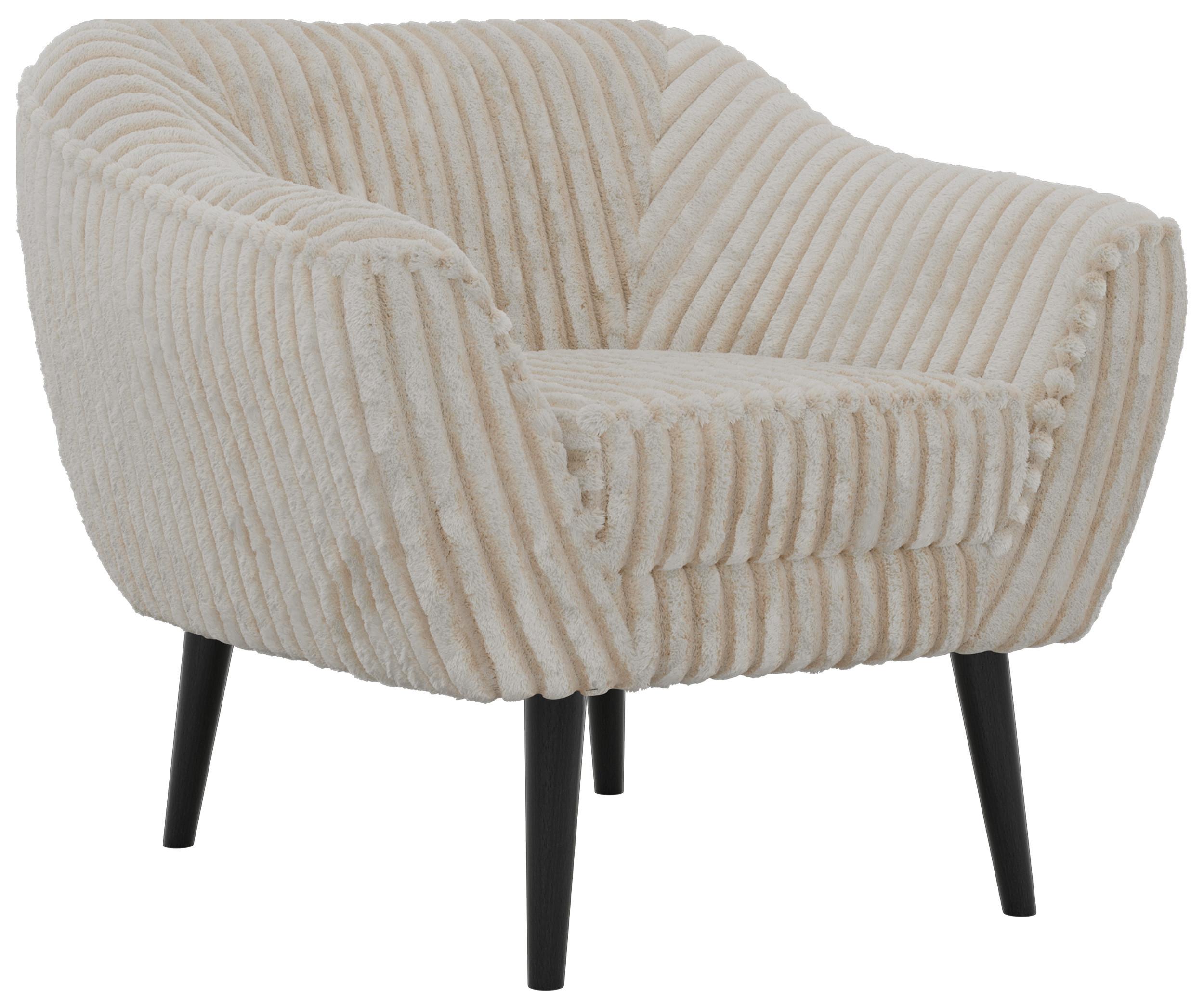 wohnli-moebel-suche-800001750594 Wohnli Möbelsuche - SESSEL PIRS - Beige Cord - Schwarze Beine